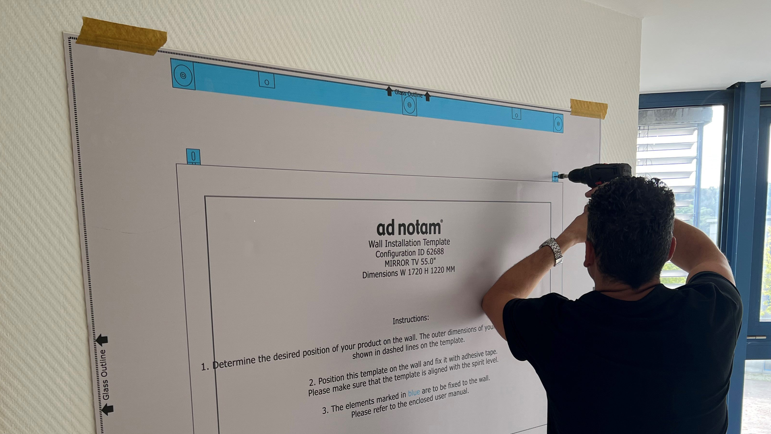 On-Wall Installation