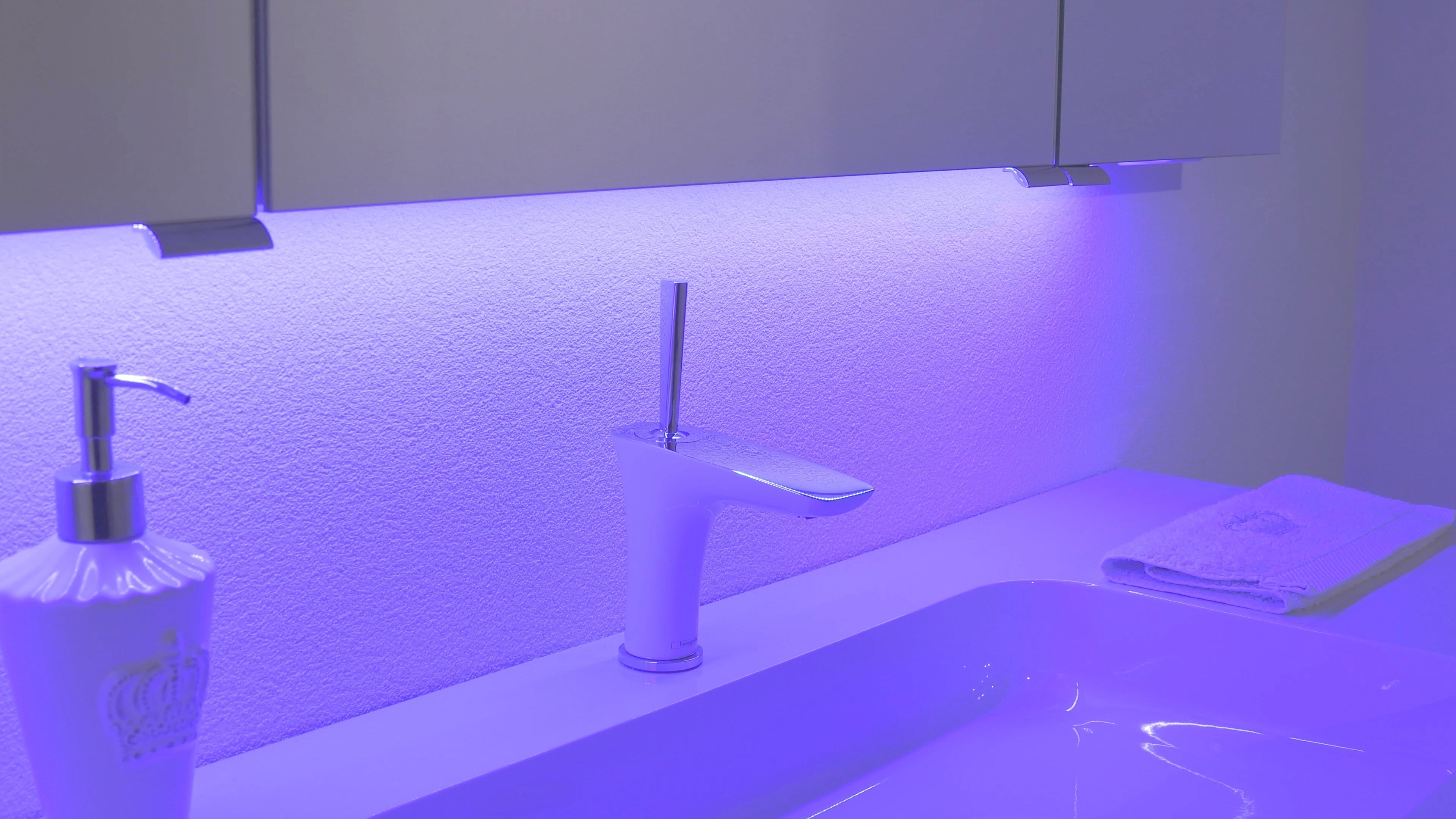 Irradiation time of the UV disinfection